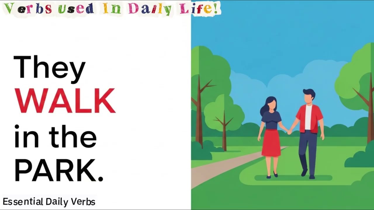 Essential Daily Verbs | Top 200 Verbs Used In Daily Life!