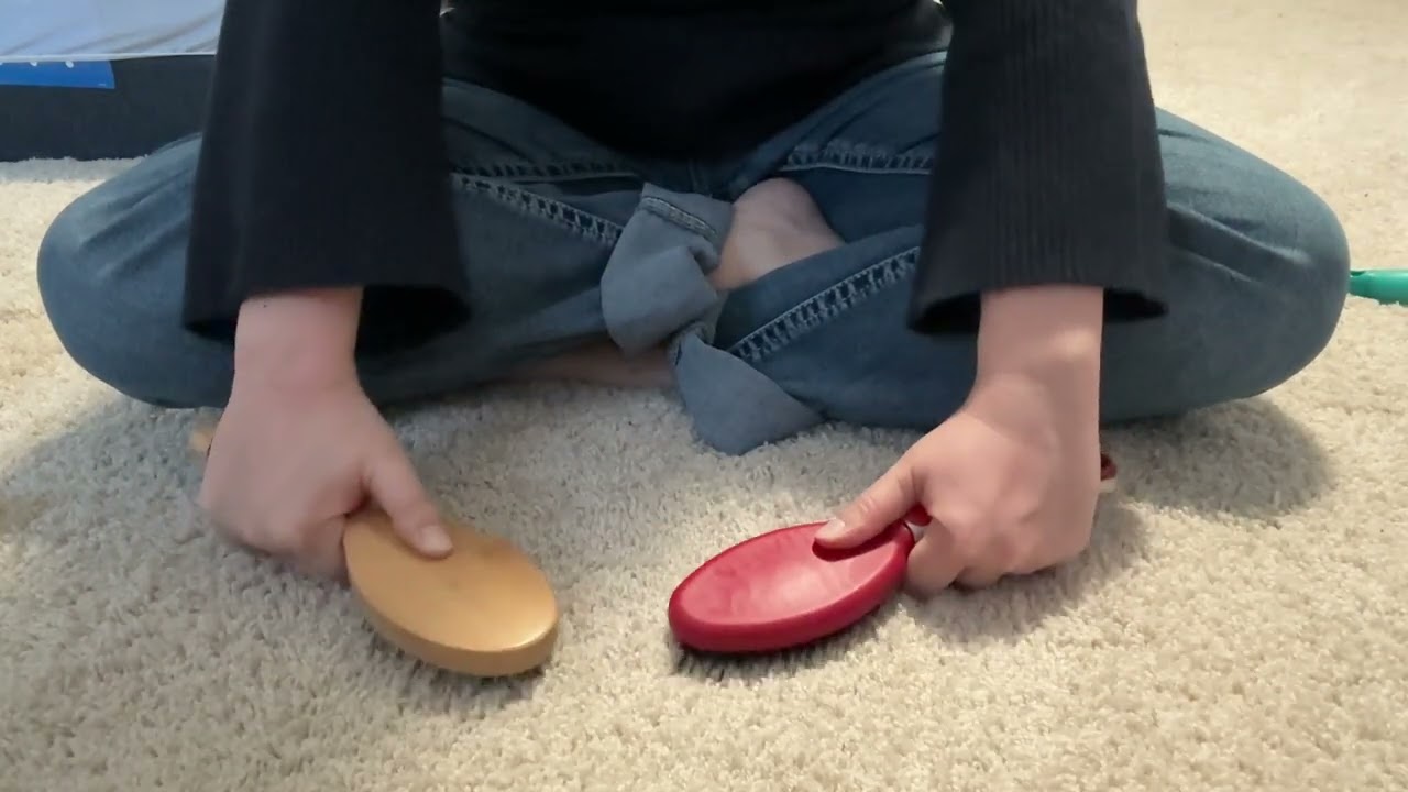 Carpet brushing and scratching on two different carpets (ASMR, whispers, tapping)