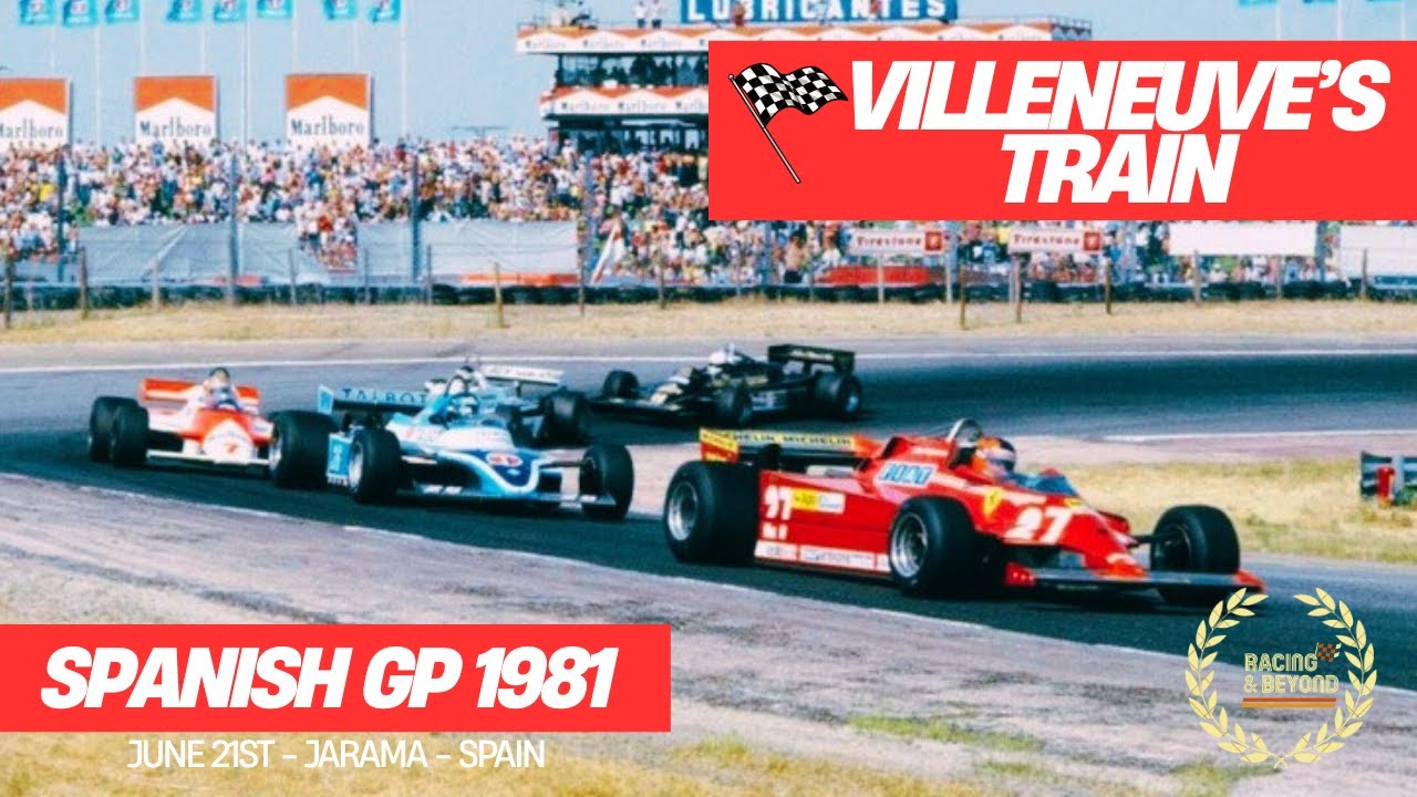 Formula 1 1981 Spanish GP - The Train of Champions: Villeneuve's Spectacular Win - F1 Highlights