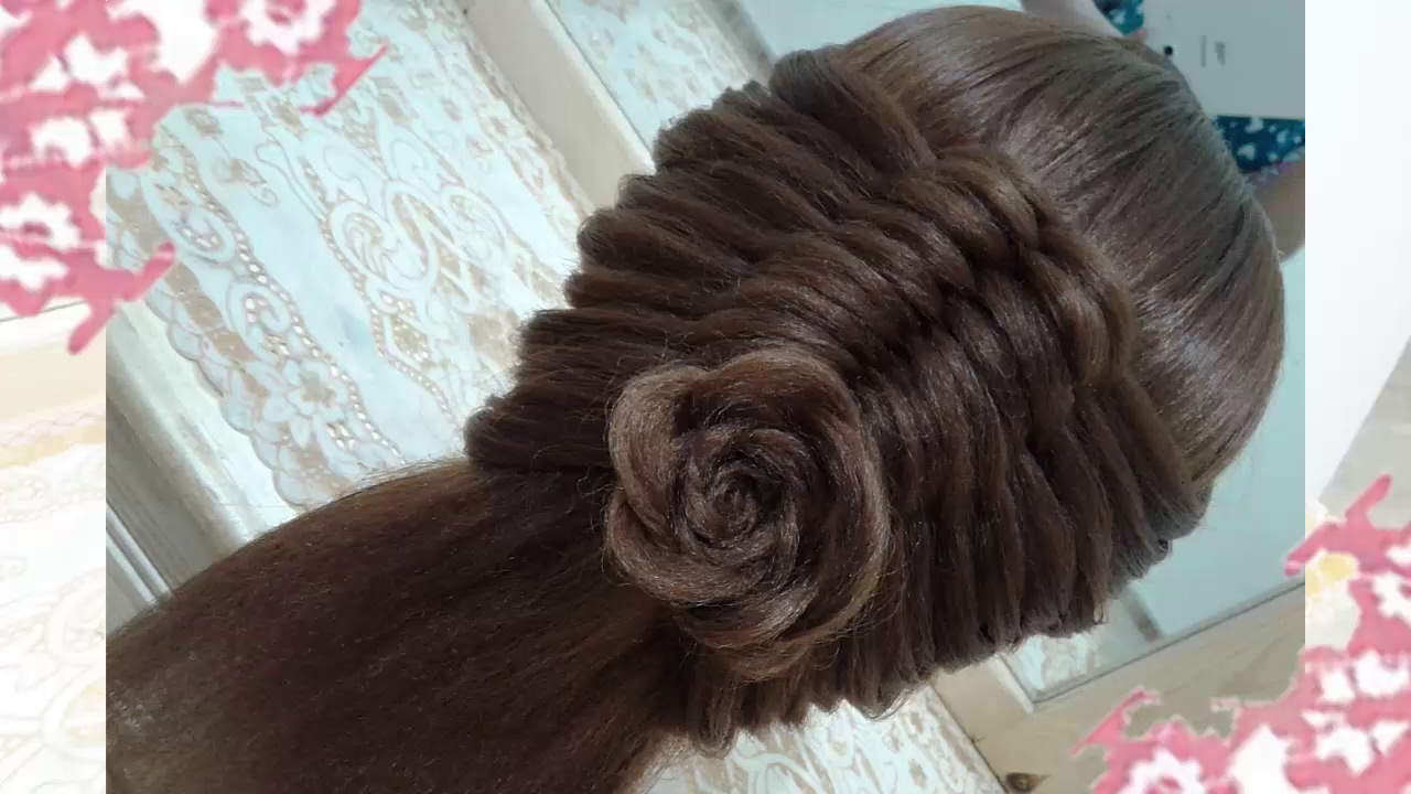 peinados recogidos faciles para cabello largo bonitos y rapidos con trenzas para chica en fiestas68