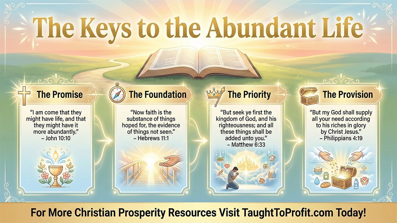 The Keys To The Abundant Life: How Faith in Jesus Unlocks God's Promises!