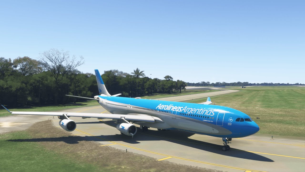 LIVE TESTE - TESTANDO O MSFS 2024 NO PC NOVO - A340-300 - BUENOS AIRES - SALVADOR (POUSO)