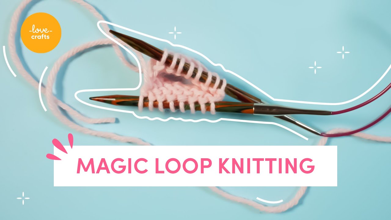 Как вязать спицами MAGIC LOOP | Простой урок для начинающих