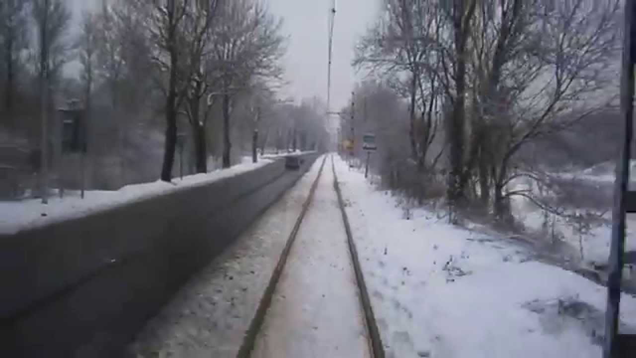 Przejazd tramwajem linii 18 na odcinku: Bobrek os. pod Brzozami - Ruda Południowa.