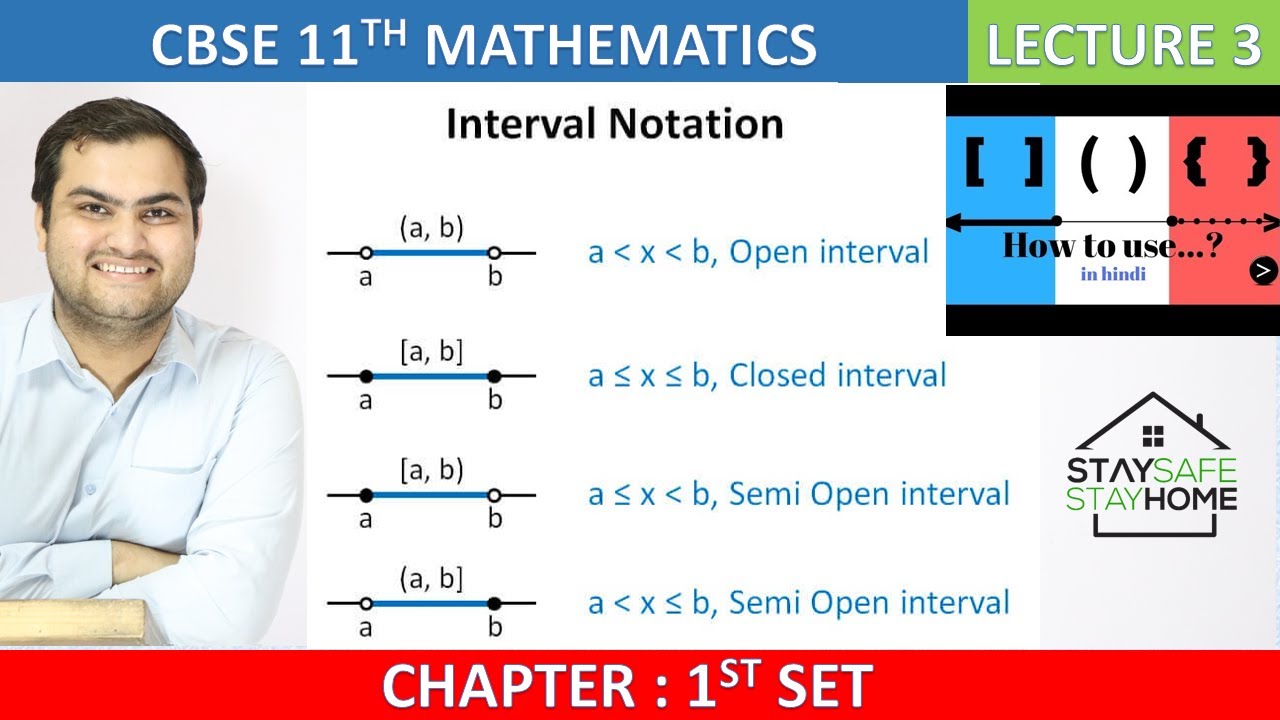 Interval notation |  how to use bracket in set | chapter 1 | set | class11 | interval of real number