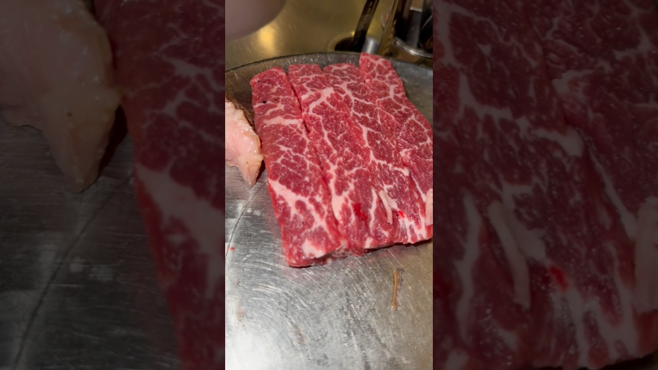KoreanBBQ @ baekjeong in Irvine CA #Viral #Trendy#FYP #KoreanBarbecue #Korea #steak