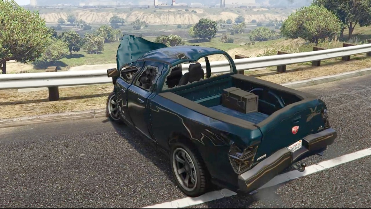 GTA 5 Car Crashes Compilation #37 (With Roof And Door Deformation)