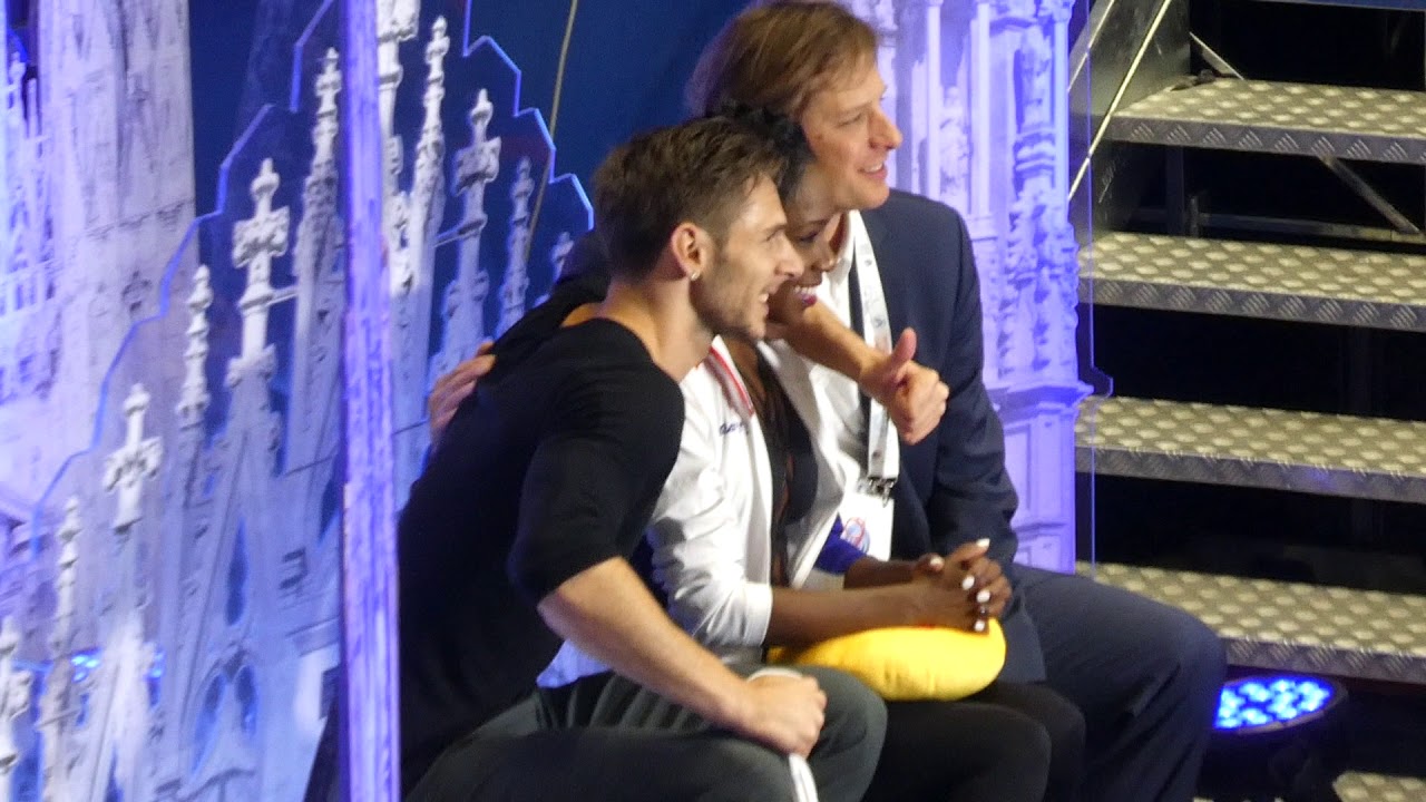 Vanessa JAMES/ Morgan CIPRES, Worlds 2018, Kiss & Cry after LP