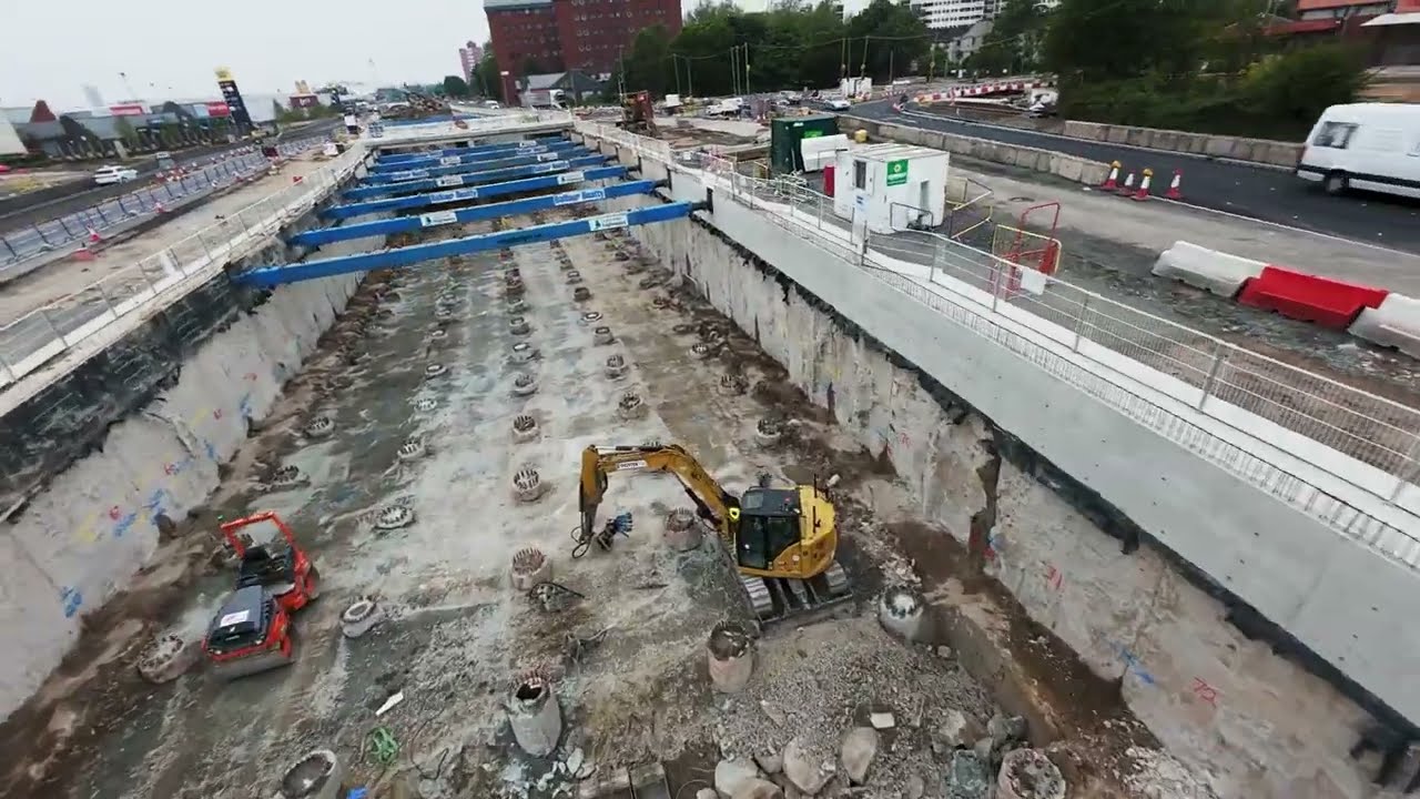 Hull, improving the A63 fpv drone fly through