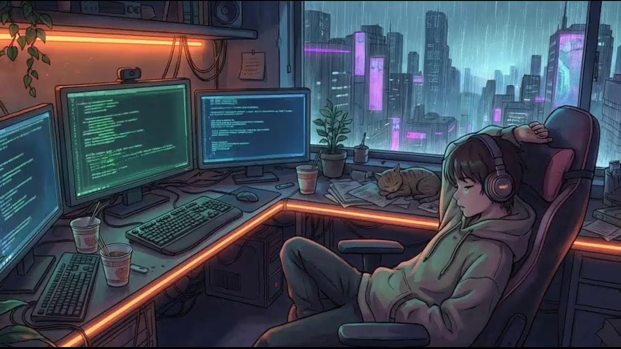 Lo-Fi Desk • Lo-Fi for Study & Work
