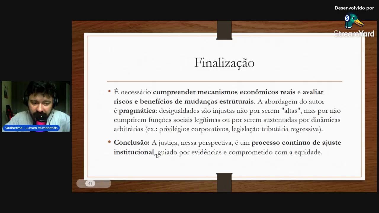 DESIGUALDADE DE RENDA - THOMAS SCANLON PARTE 2