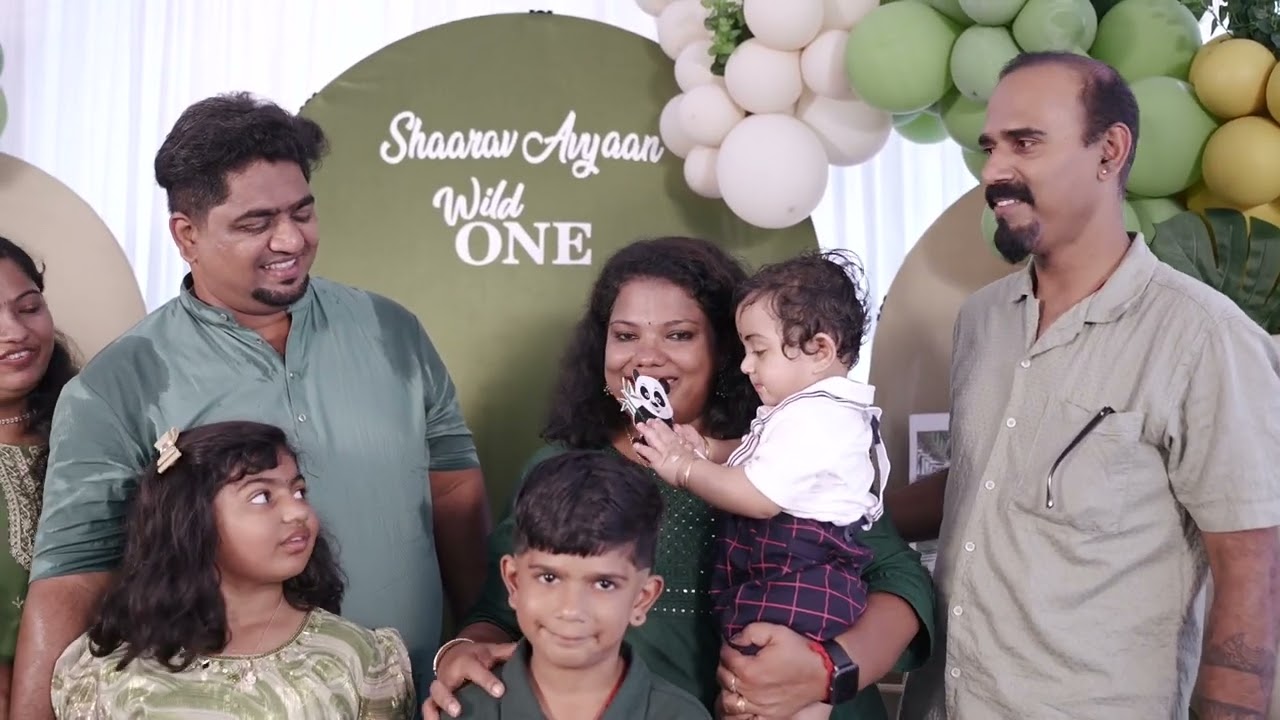 Shaarav Avyaan Ajeesh 1st Birthday Full Video
