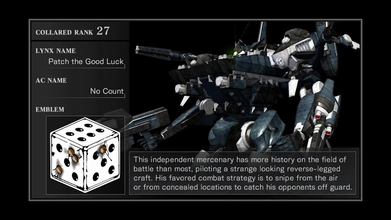 Armored Core Lore: Патч &laquo;Удача&raquo;