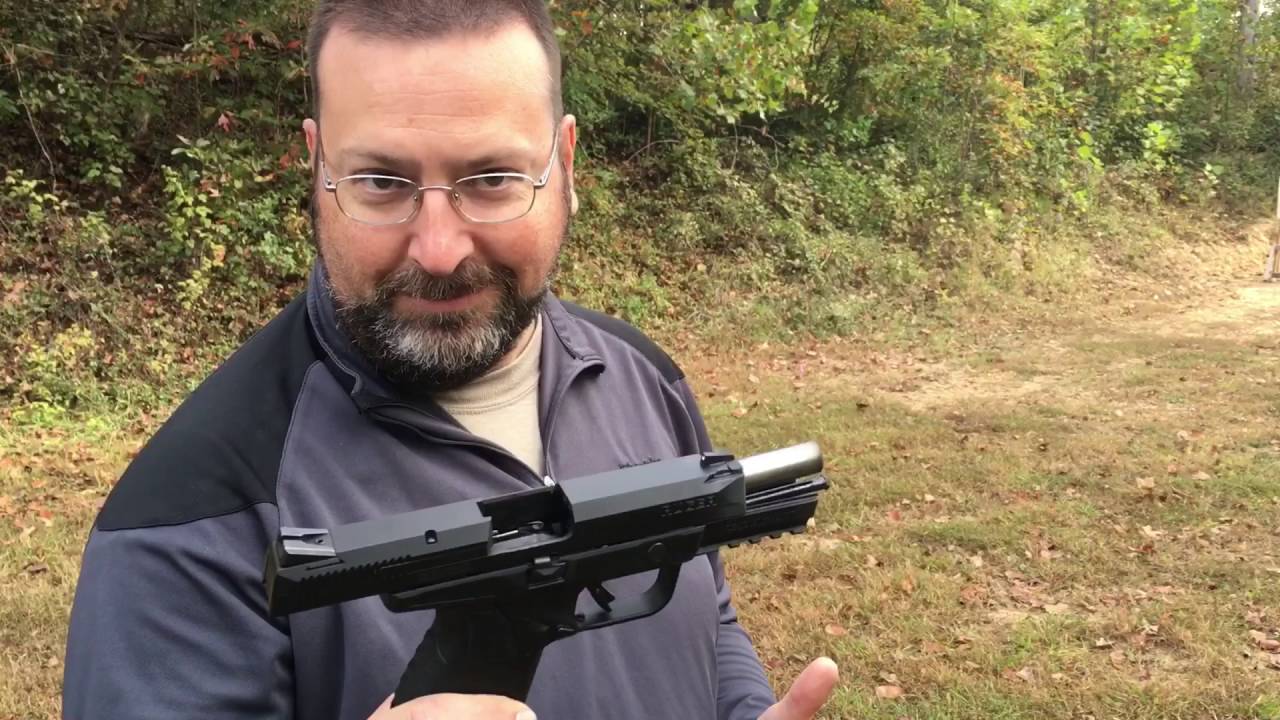 Shooting the Ruger American Pistol in 45 ACP