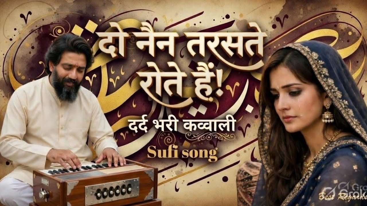 Do Nain Tarsate Rote hai | Old Sufi Qawwali song | Old song bollywood | popular Sadabahar Love song 