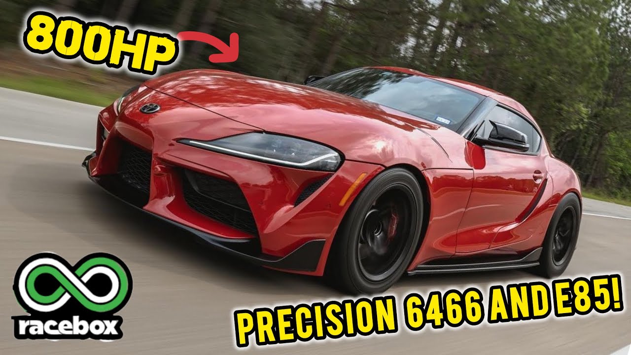 800HP Toyota Supra MK5 Racebox Tuned, 6466 Precision Turbo/E85/Built Trans. Simple setup that works!