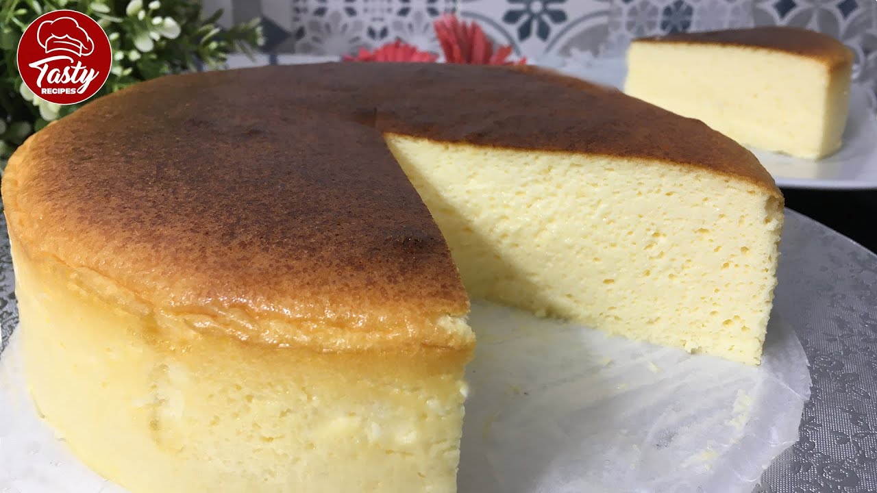 🧀 CHEESECAKE Japanese style, only 3 ingredients 🍰 | Fluffy Cheesecake