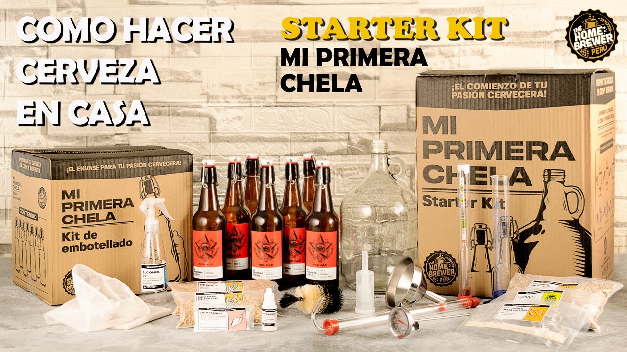 Como hacer cerveza en casa STARTER KIT / Cerveza Artesanal