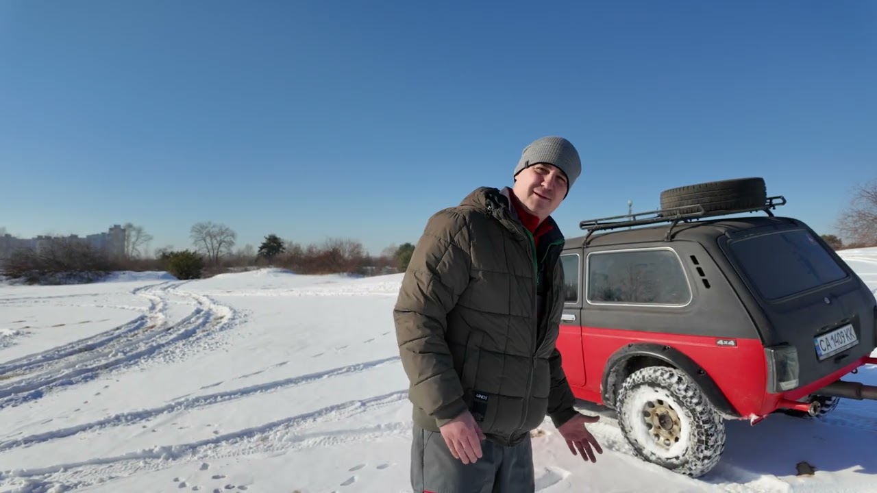 Трохи катнули після  модернізації  #offroad #україна #авто #тюнинг #сніг #ваз #нива #offroading 