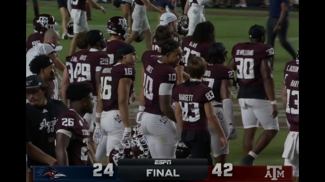 Texas A&M vs UTSA 2025 - no huddle