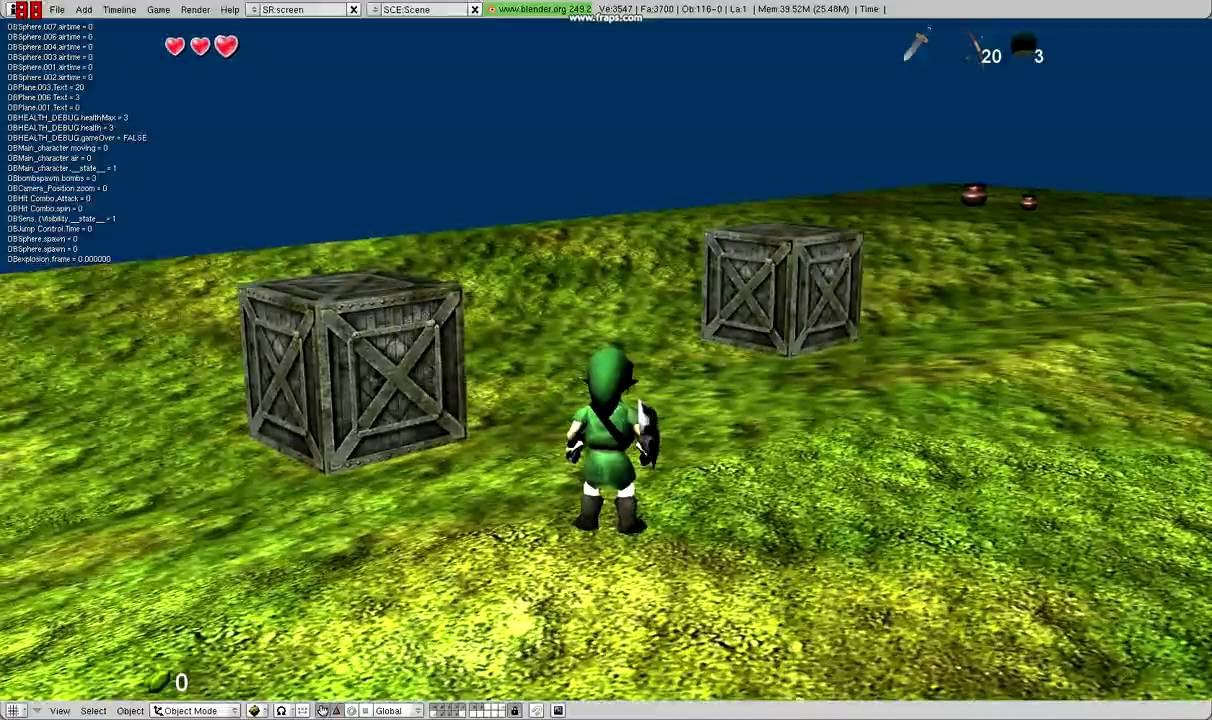 Zelda fan game made in blender 2