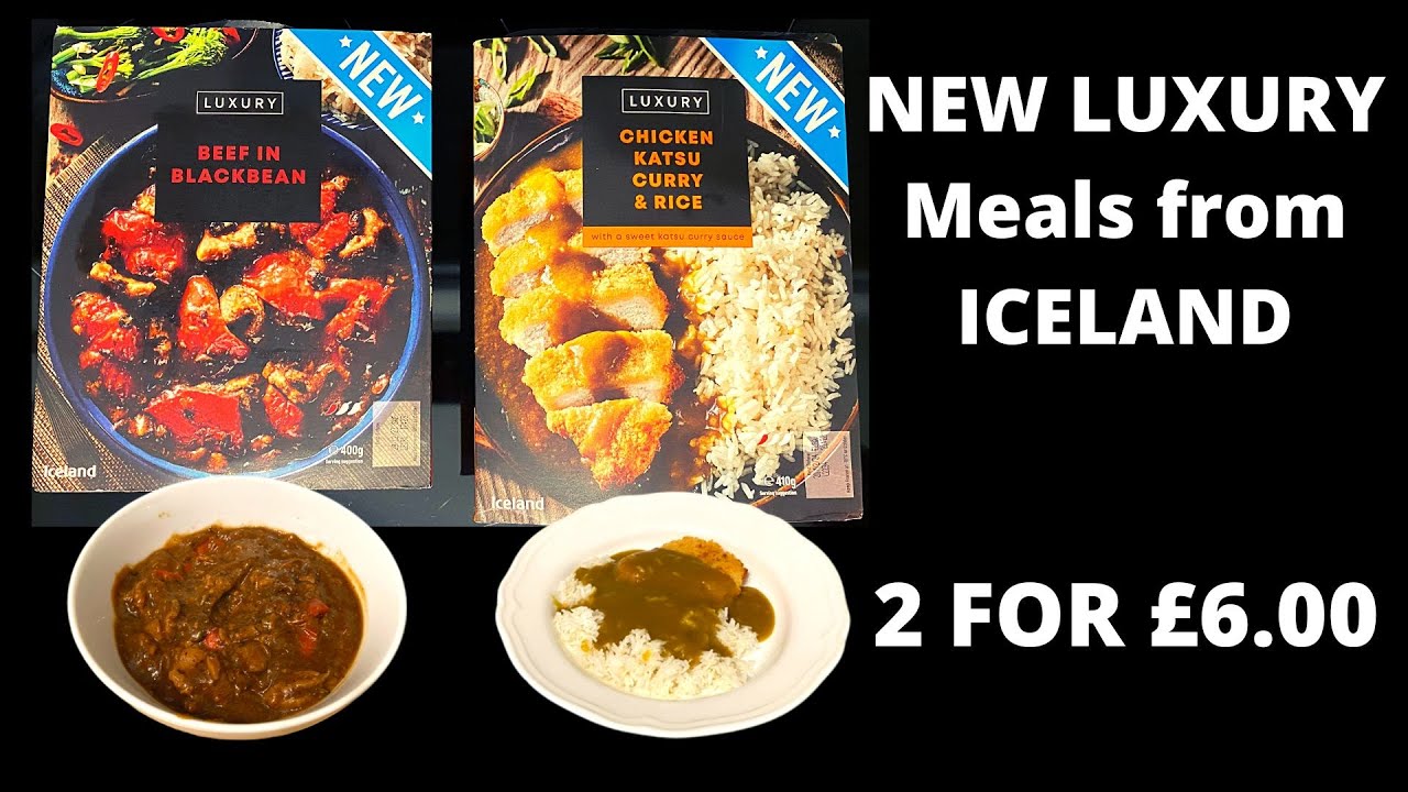 NEW LUXURY Meals From ICELAND 2 for £6.00