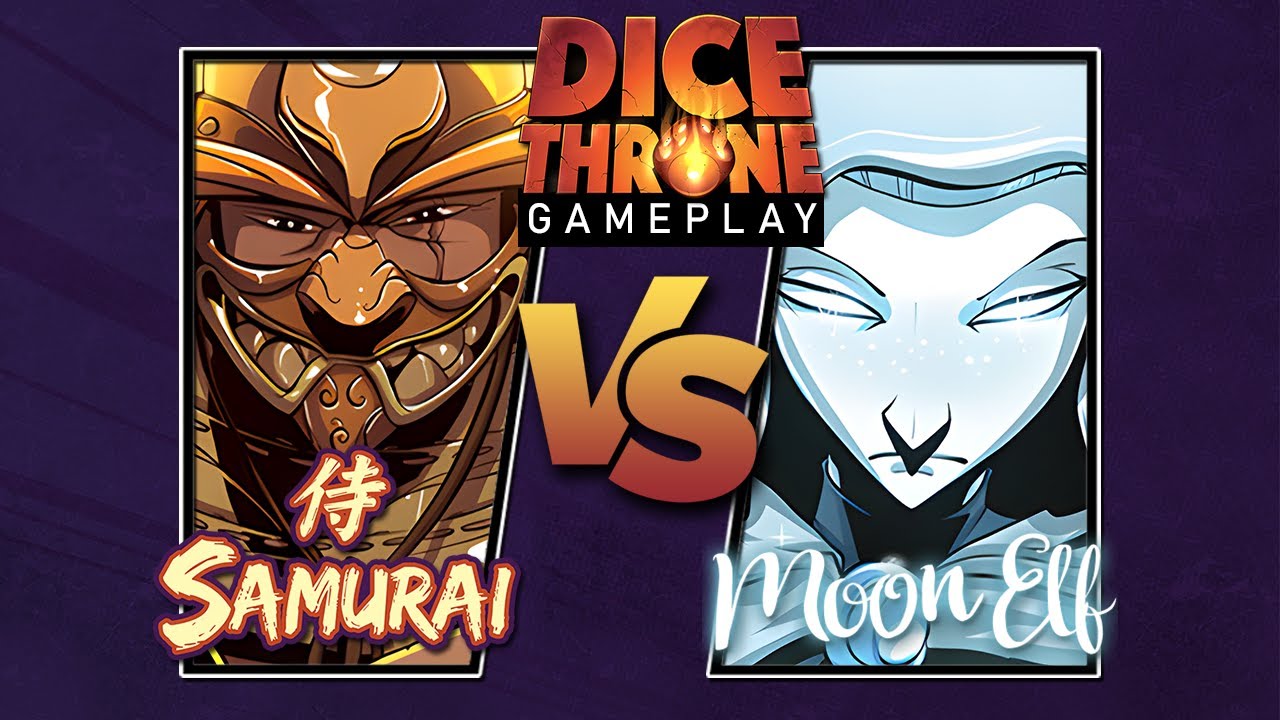 Dice Throne Duel Gameplay | Samurai vs Moon Elf