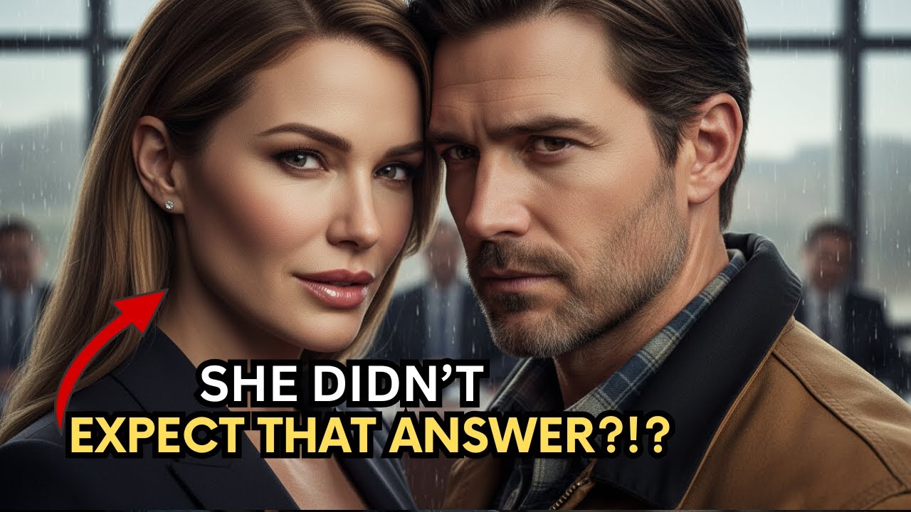 She Asked the One Question Nobody Expected — His Answer Saved Him
