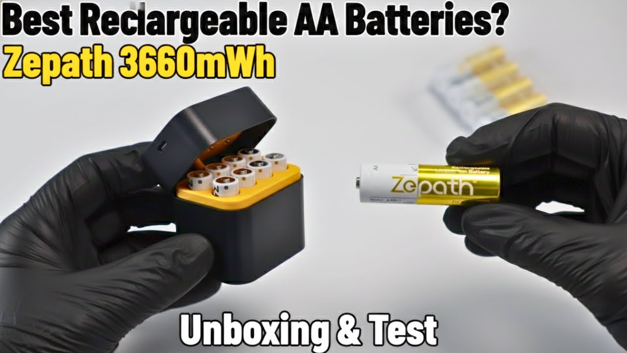 Лучшие аккумуляторы типа АА? Zepath 3600mWh: распаковка и тест мультиметром