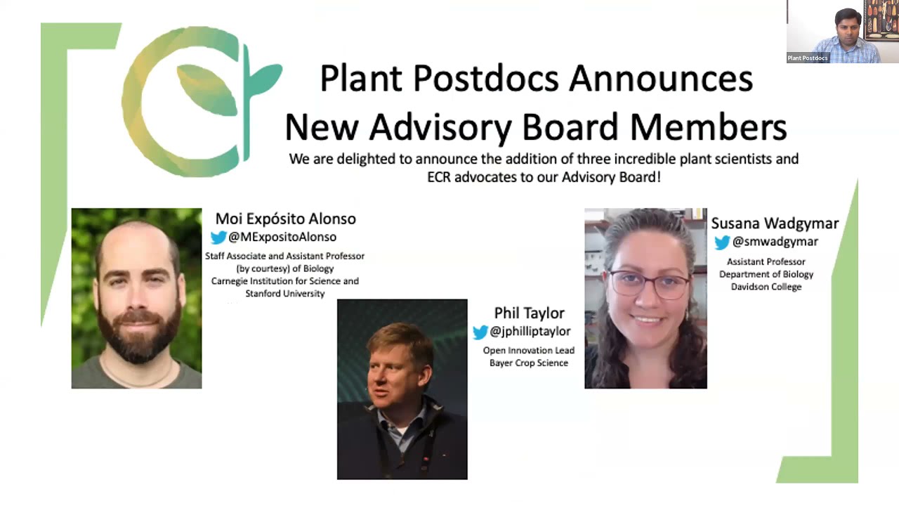 Plant Biology Job Search During a Global Pandemic |  Career Webinar 08