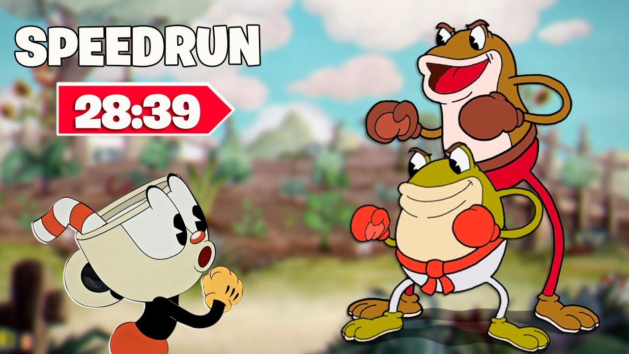 Cuphead en 28:39 - Speedrun Any% 1.1+
