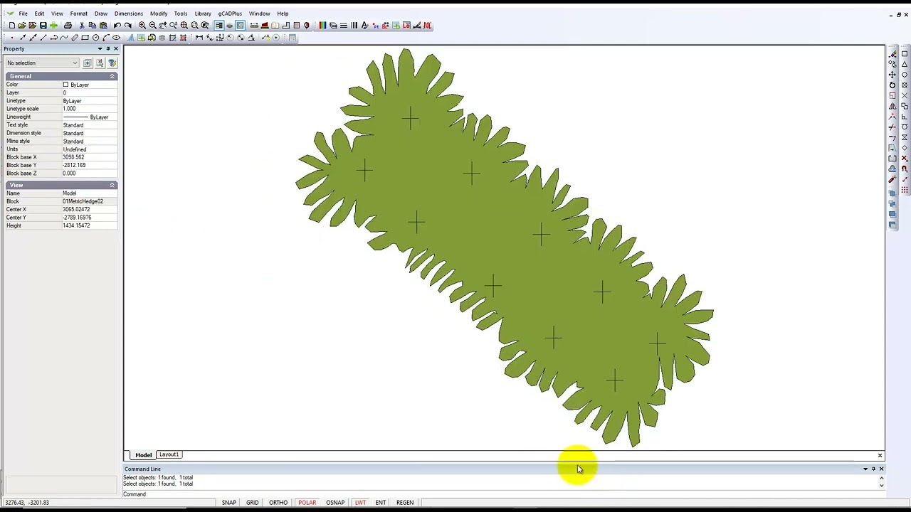 More on the differences between GardenCAD and gCADPlus