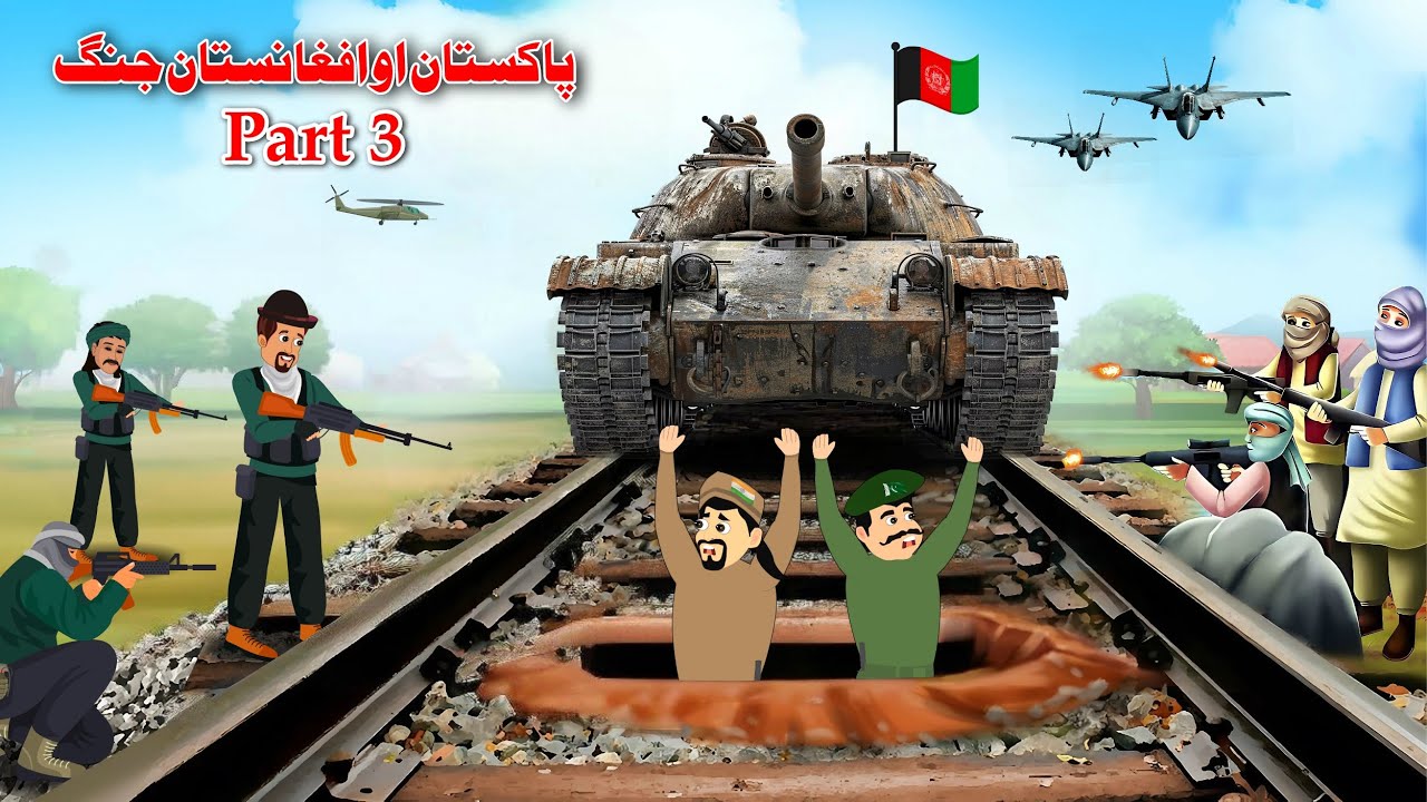 Pakistan And Afghanistan War Part 3 | Pashto Educational & Moral Story | Khan Cartoon