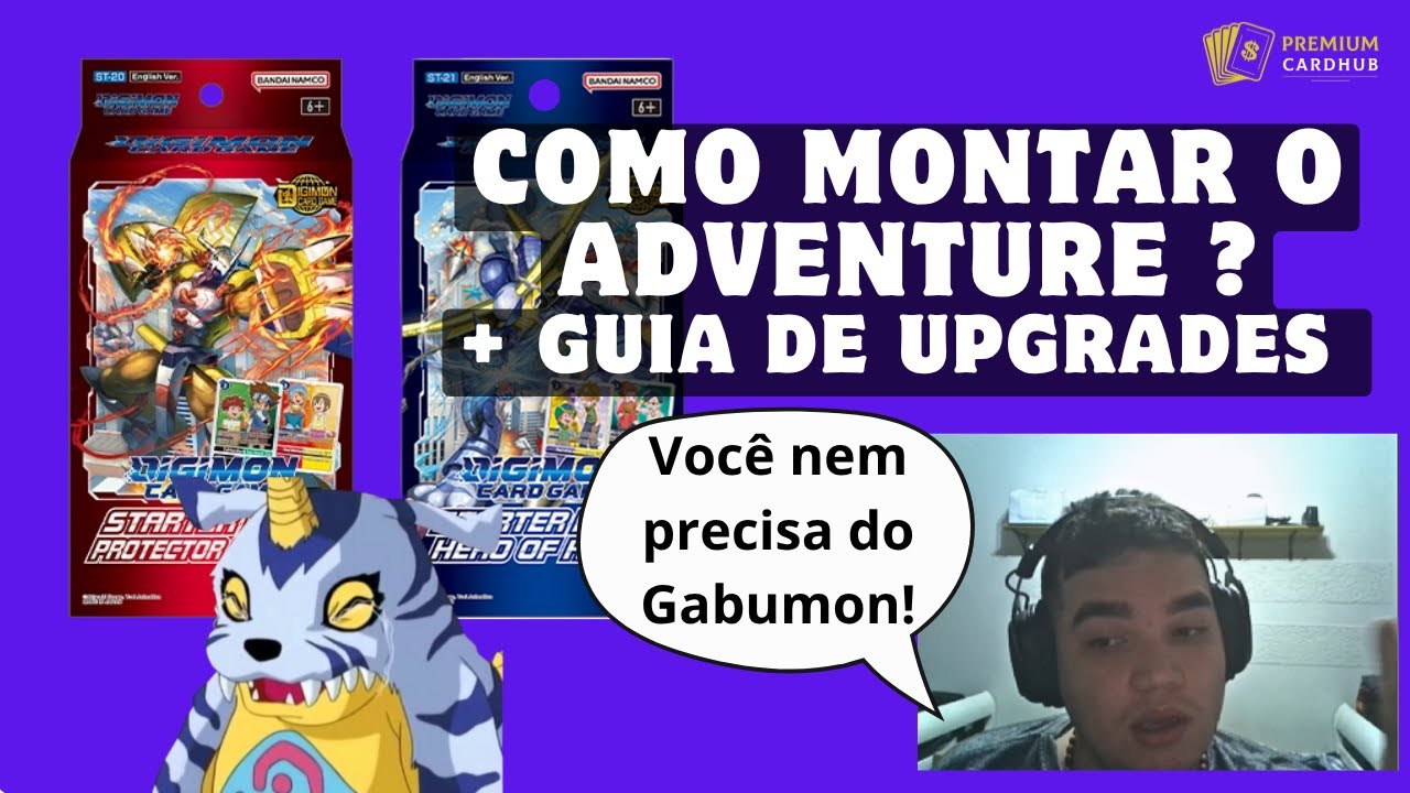 Pegou o Starter e tá perdido? Aprenda a montar o Adventure! - Digimon TCG