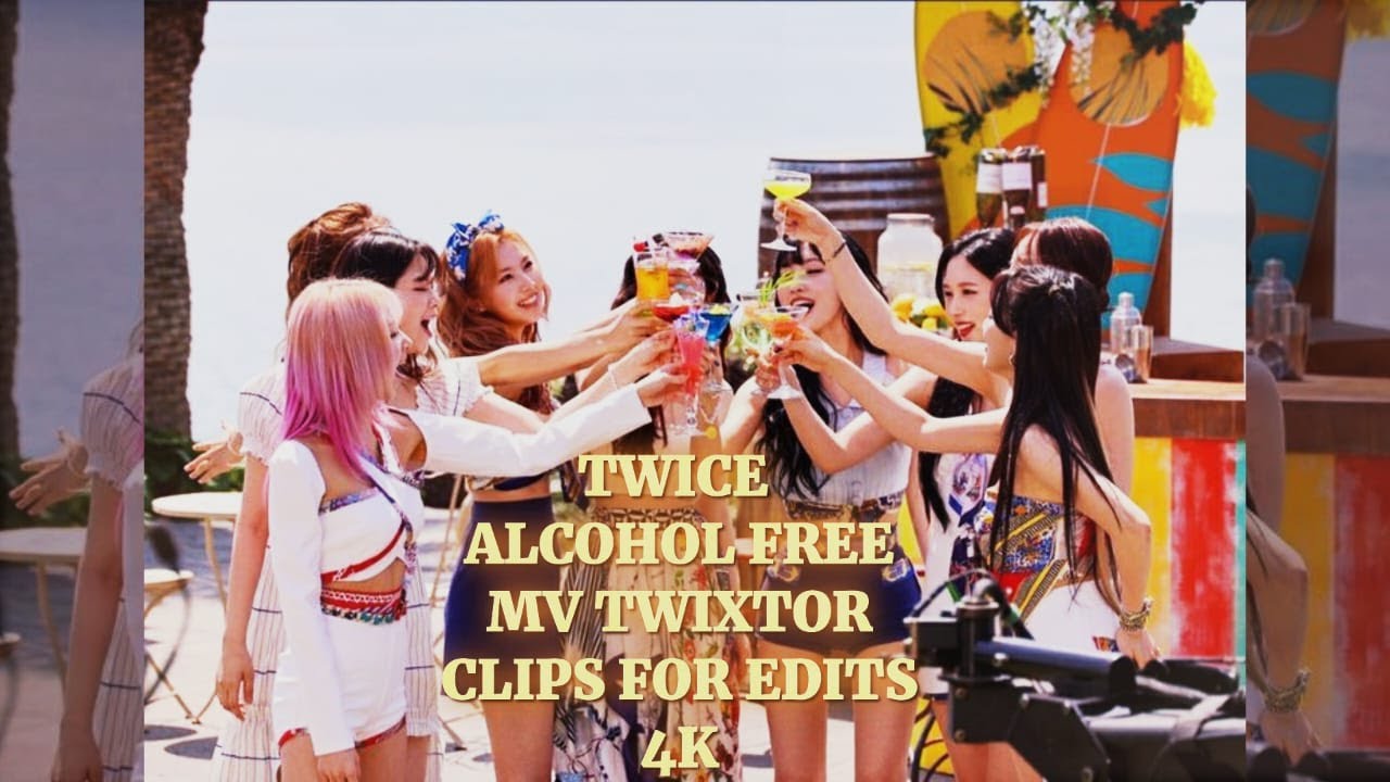 TWICE ALCOHOL FREE MV TWIXTOR CLIPS FOR EDITS 4K