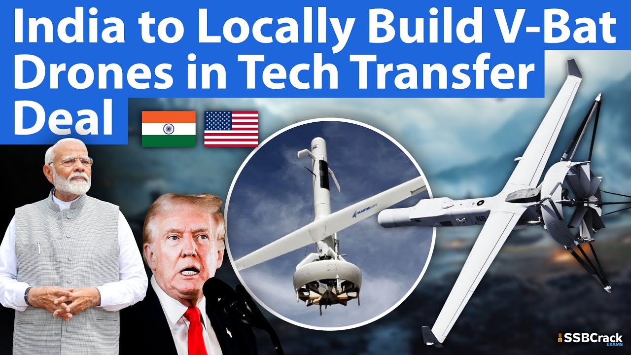 India to Locally Build V Bat Drones in Tech Transfer Deal