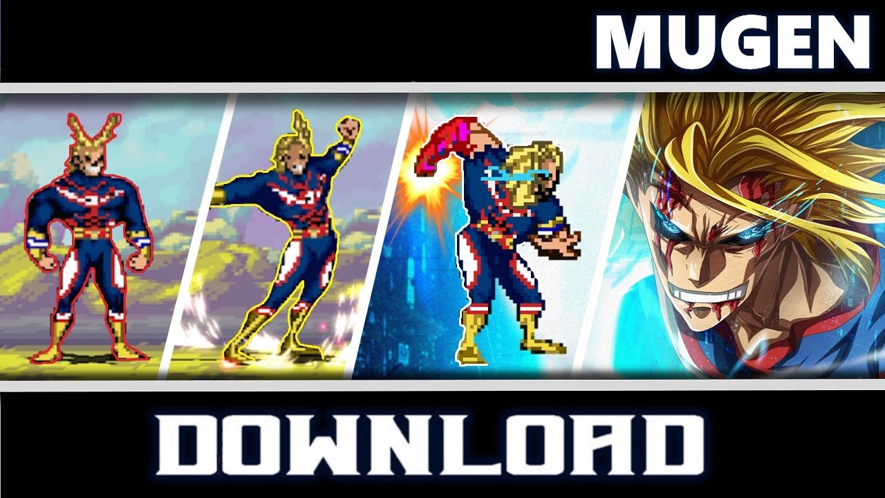 Super All Might V.3 JUS Edit Salah - MUGEN JUS CHAR
