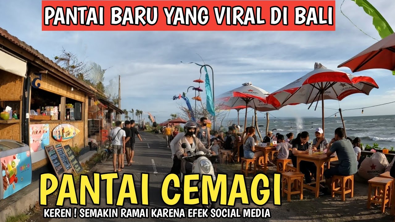 BALI ! OBJEK WISATA BARU DI BALI | PANTAI MENGENING CEMAGI BALI