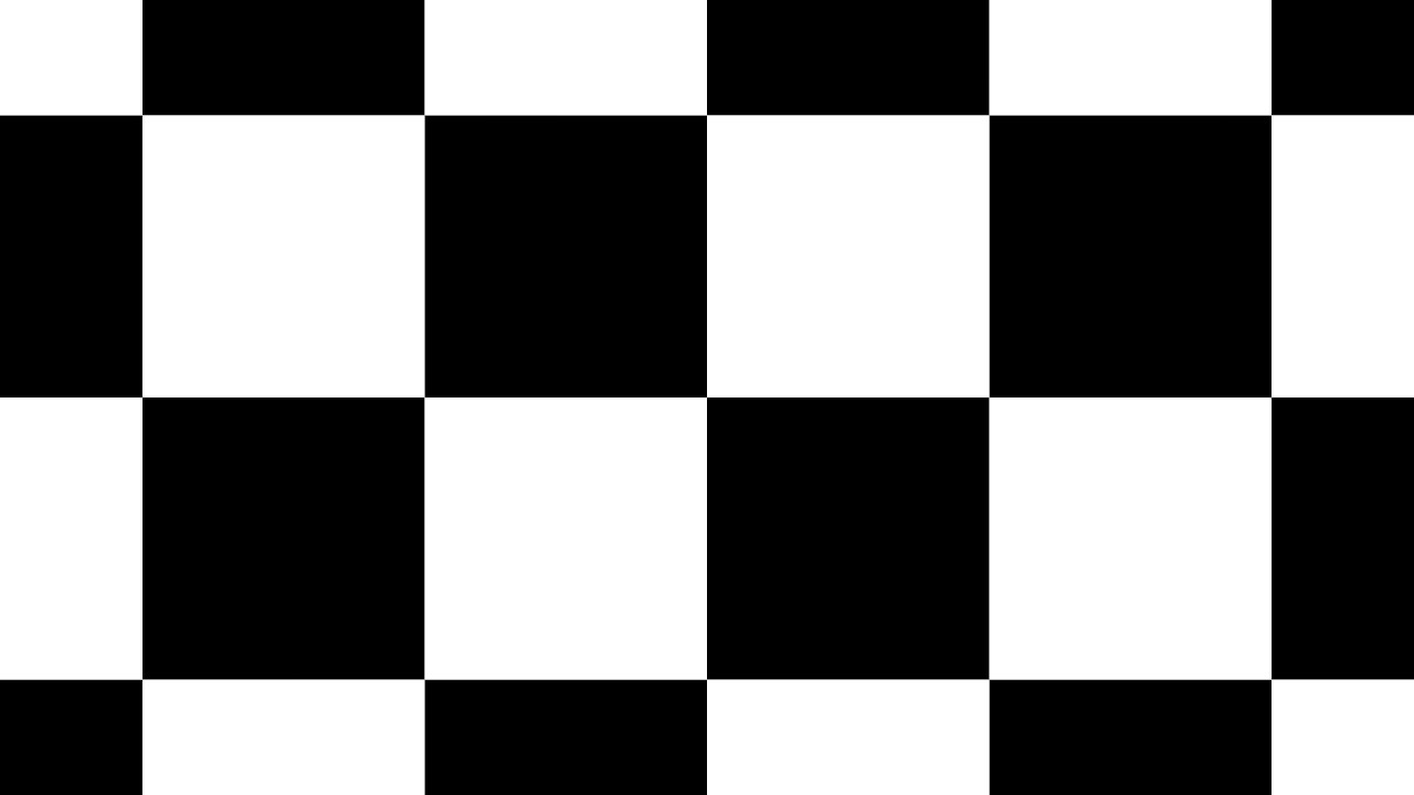 [8K] Contrast test with checkerboard pattern