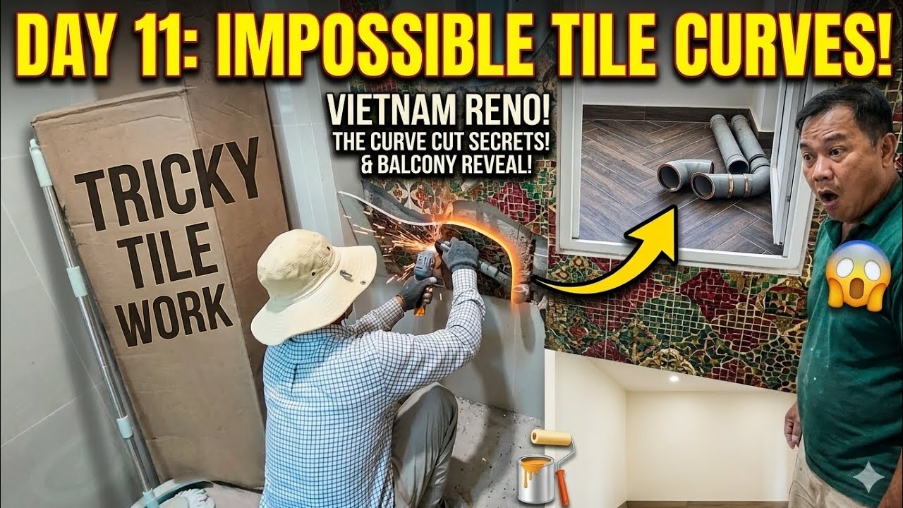 How did he cut that?! 😱 Tricky Tile Secrets (Day 11)
