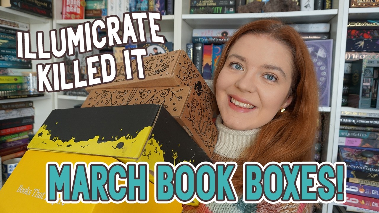 Распаковка мартовских выпусков Fairyloot, Illumicrate и Broken Binding 2026!