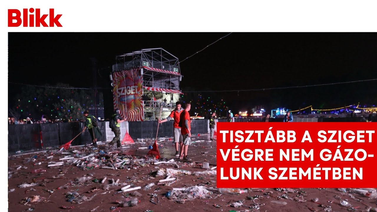 „Bele fogunk fulladni a műanyagba” – de nem akkor, ha a Sziget fesztiválon múlik