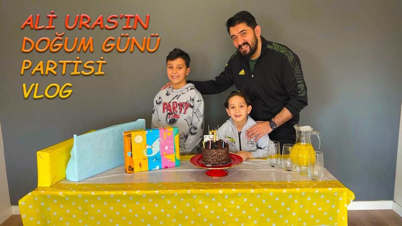 ALİ URAS'IN SÜRPRİZ DOĞUM GÜNÜ PARTİSİ!! VLOG