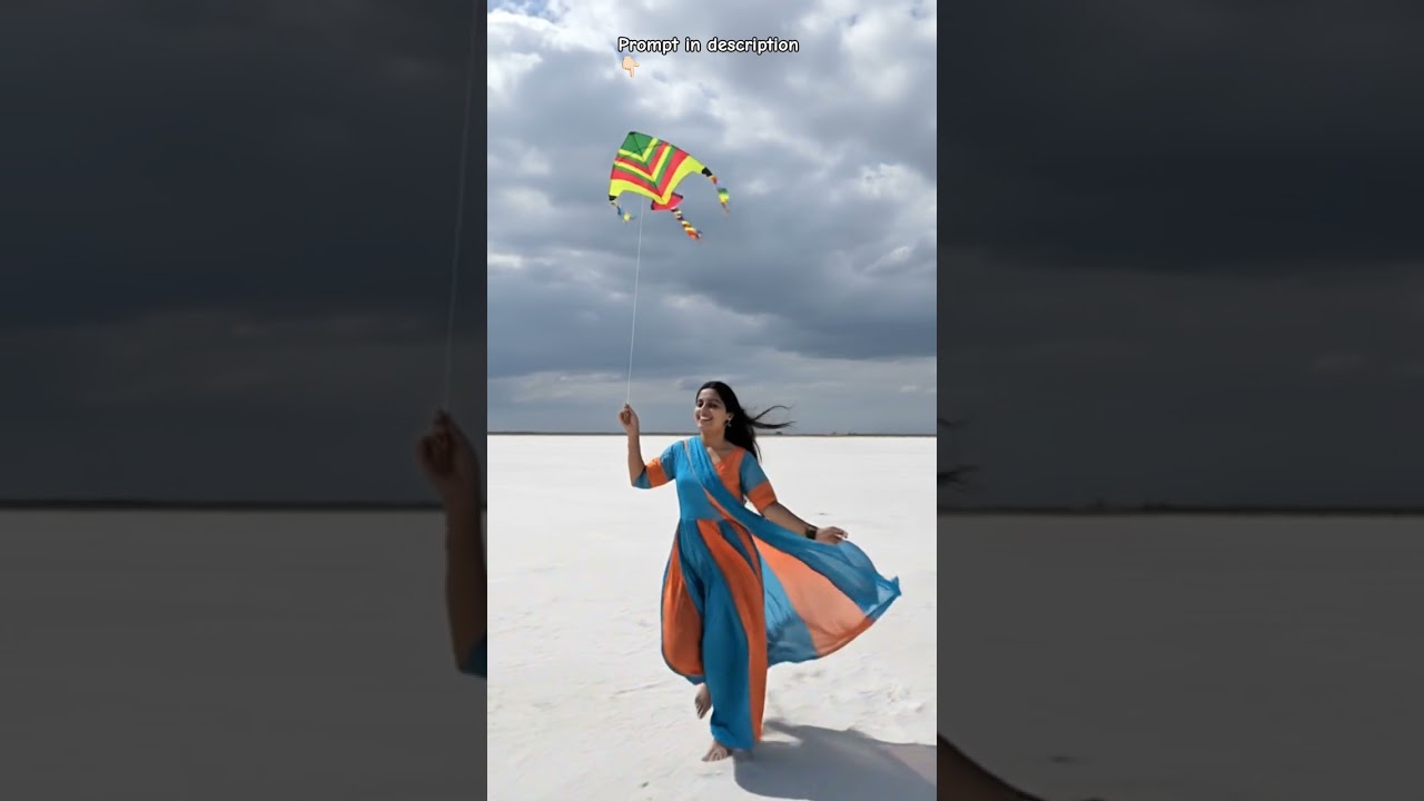 Gemini Makar Sankranti Girls Photo Editing Prompts | Uttrayana Kite flying festival 