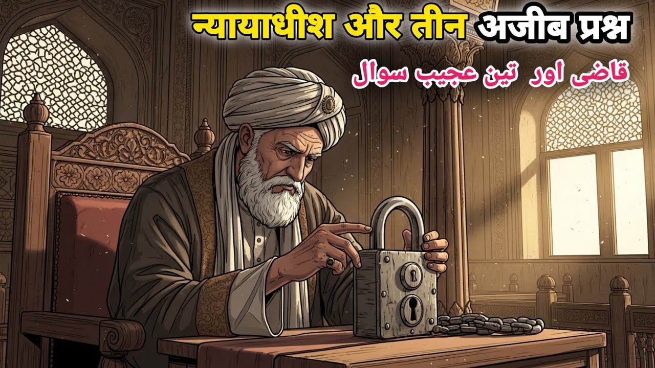 Qazi Or Teen Ajeeb Sawal | More Story Hindi Urdu 