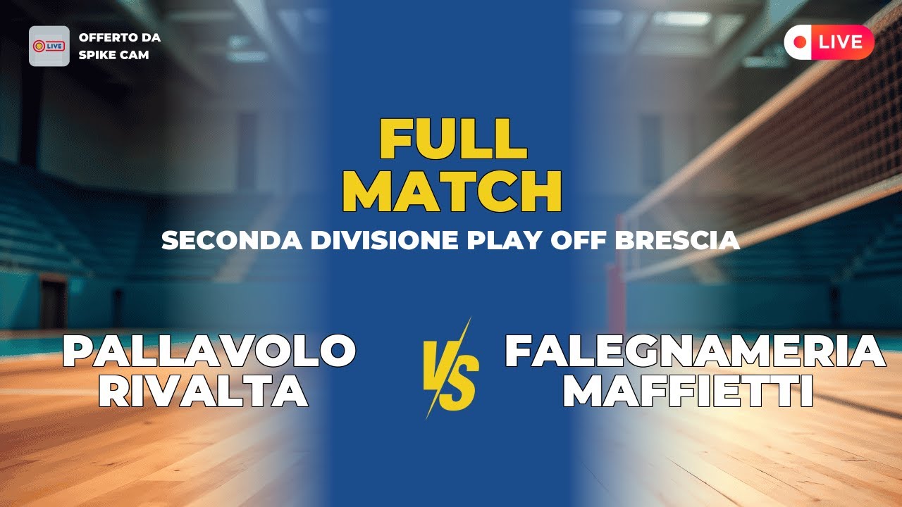 pallavolo rivalta vs falegnameria maffietti | seconda divisione play off brescia