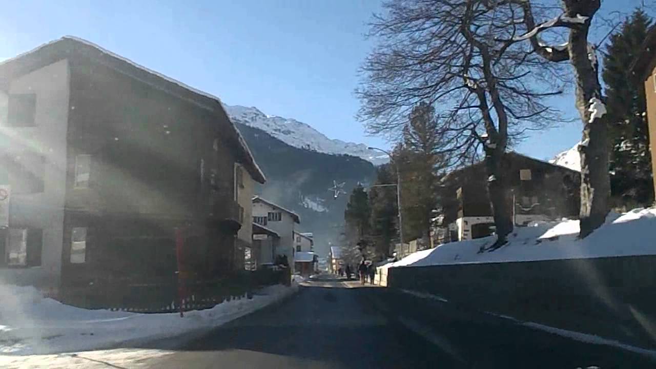 Vals  Graub&uuml;nden Surselva Schweiz/Swiss/Swizerland driving / fahren