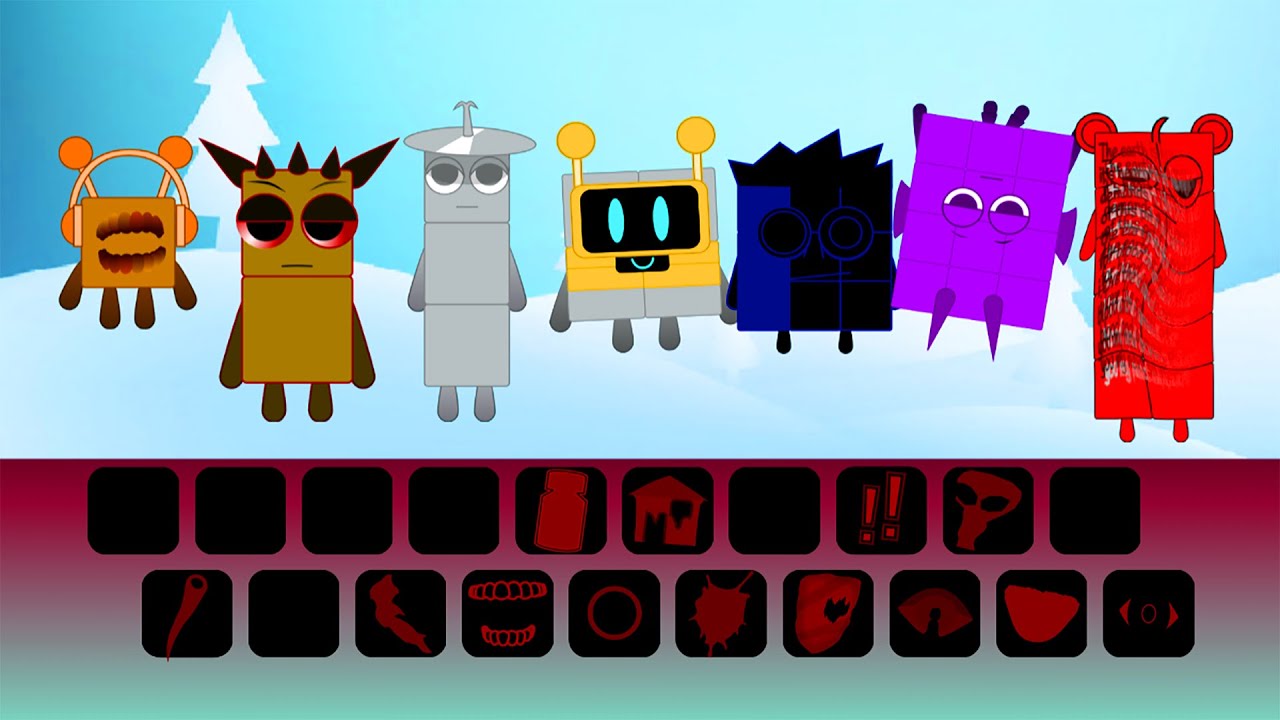 Yubin niiku sprunkiblocks Band But  it's A Numberblocks Band HOROR | Version 2025  !!