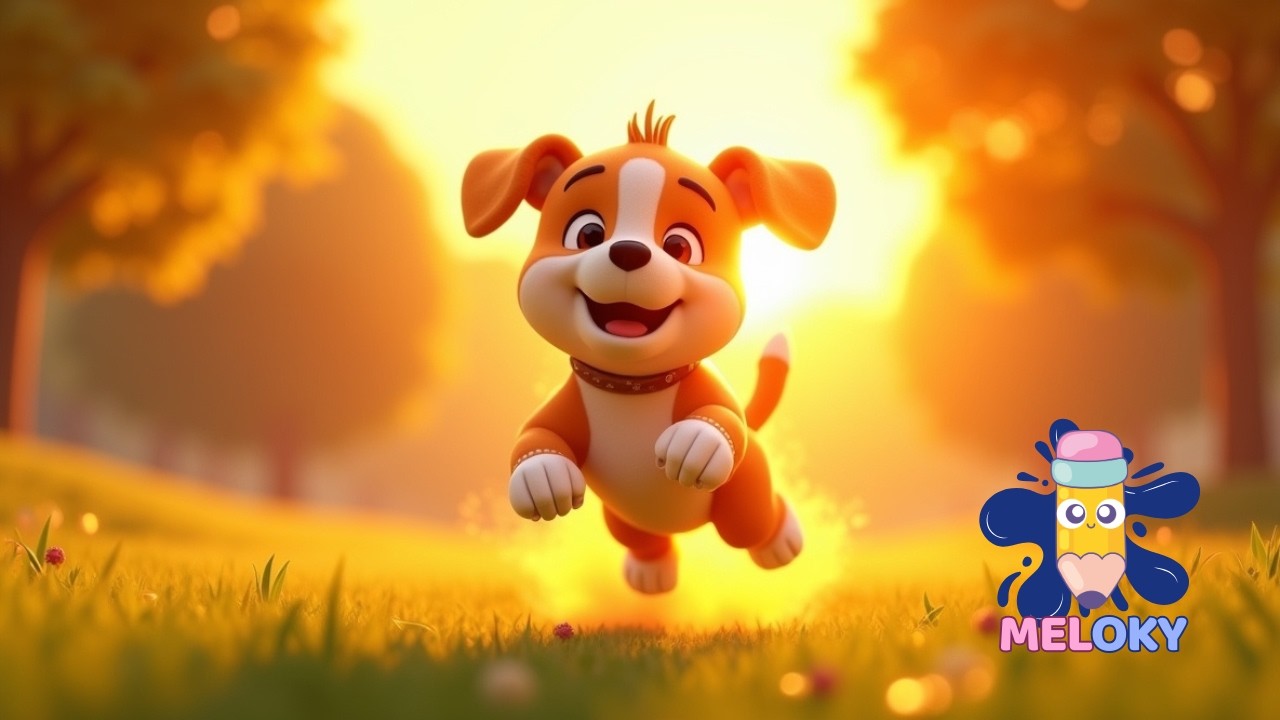 🐶🌈 Música Infantil para Brincar | Cachorrinho Brincalhão 🎶 Canções Infantis