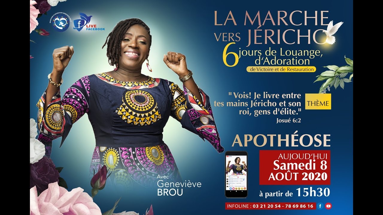 Apothéose de LA MARCHE VERS JÉRICHO #GenevieveBrou
